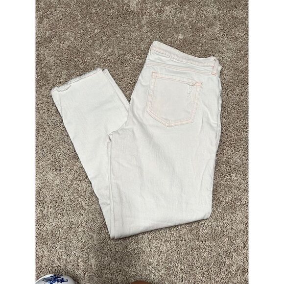 Ann Taylor Loft Light Pink Wash Boyfriend Jeans size 10 / 30 Waist - Picture 1 of 5